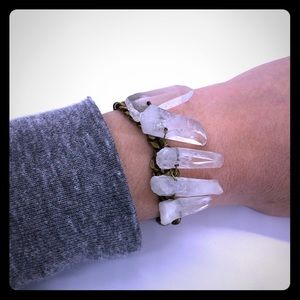 COPY - FINAL DAYS- 2/13 DONATION: Raw crystal bracelet